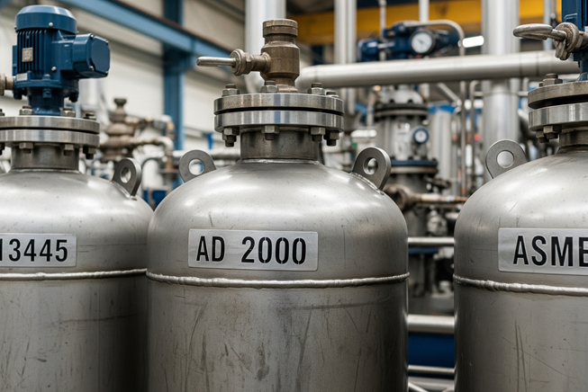 EN 13445 AD 2000 ASME Kodlu Basınçlı Tanklar