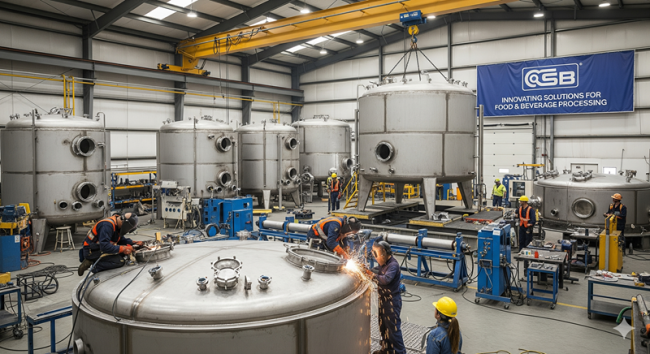 Yiyecek & İçecek sektörü için endüstriyel tank imalatları